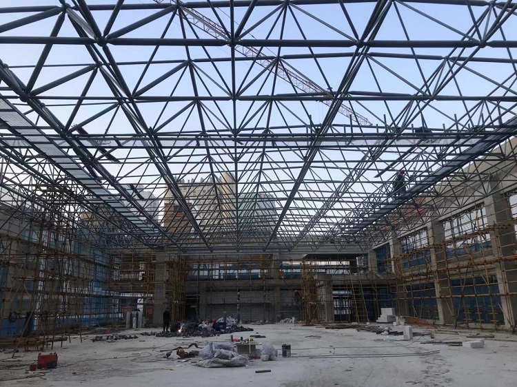 肥城第一附属小学体育馆网架